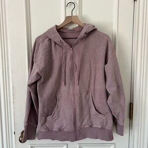 Lululemon Dusty Pink Zip-Up Hoodie